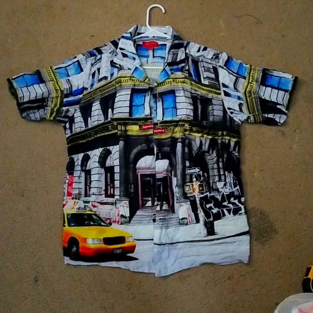 Supreme NY Street Button Up